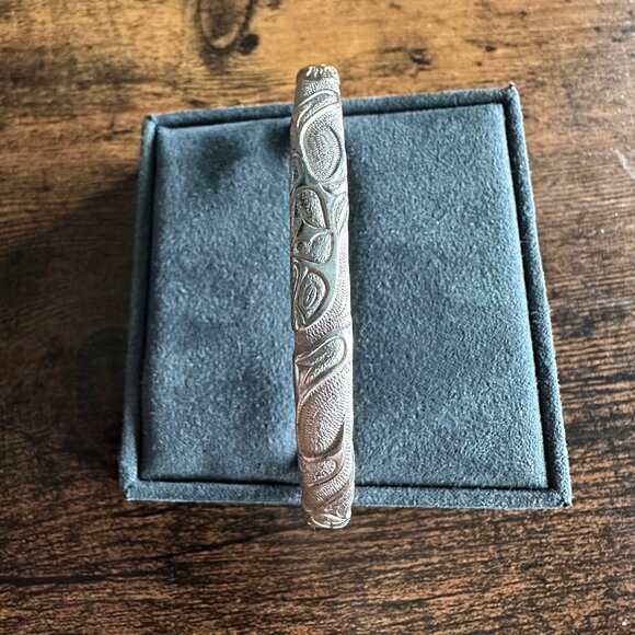 David Yurman Northwest Cuff Bracelet in Sterling Silver - 5mm - Size Large - Picture 13 of 16